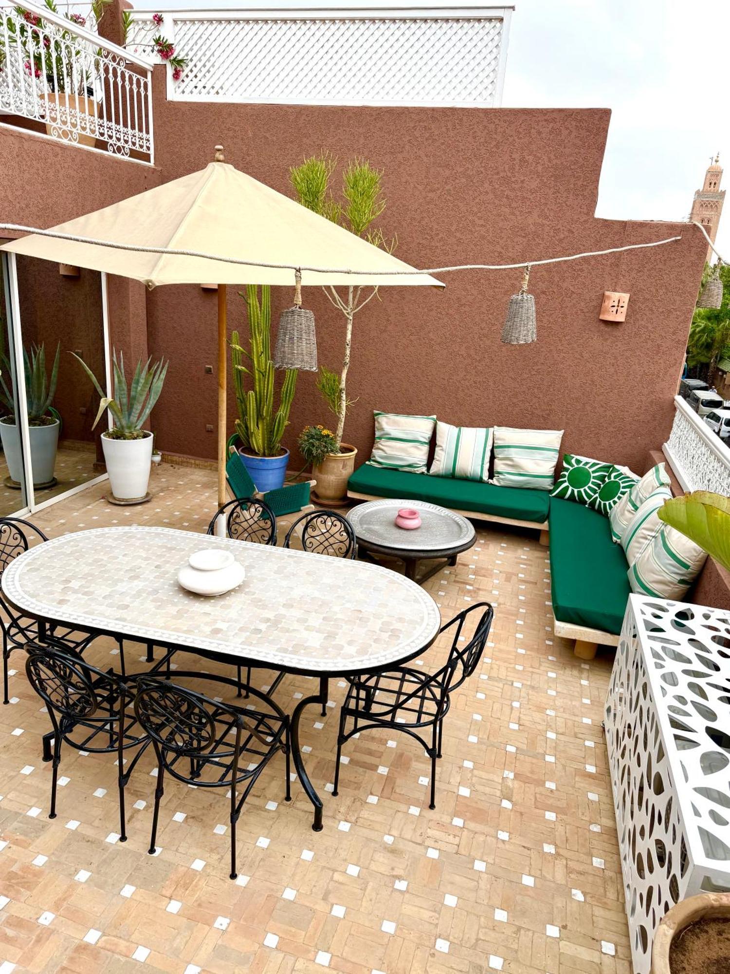 "Le 21", Exclusive Luxury Duplex 400M From Jemaa El Fna Place -Hammam-Jacuzzi-Koutoubia View-Roof Terrace -Speed Wifi มาร์ราเกช ภายนอก รูปภาพ